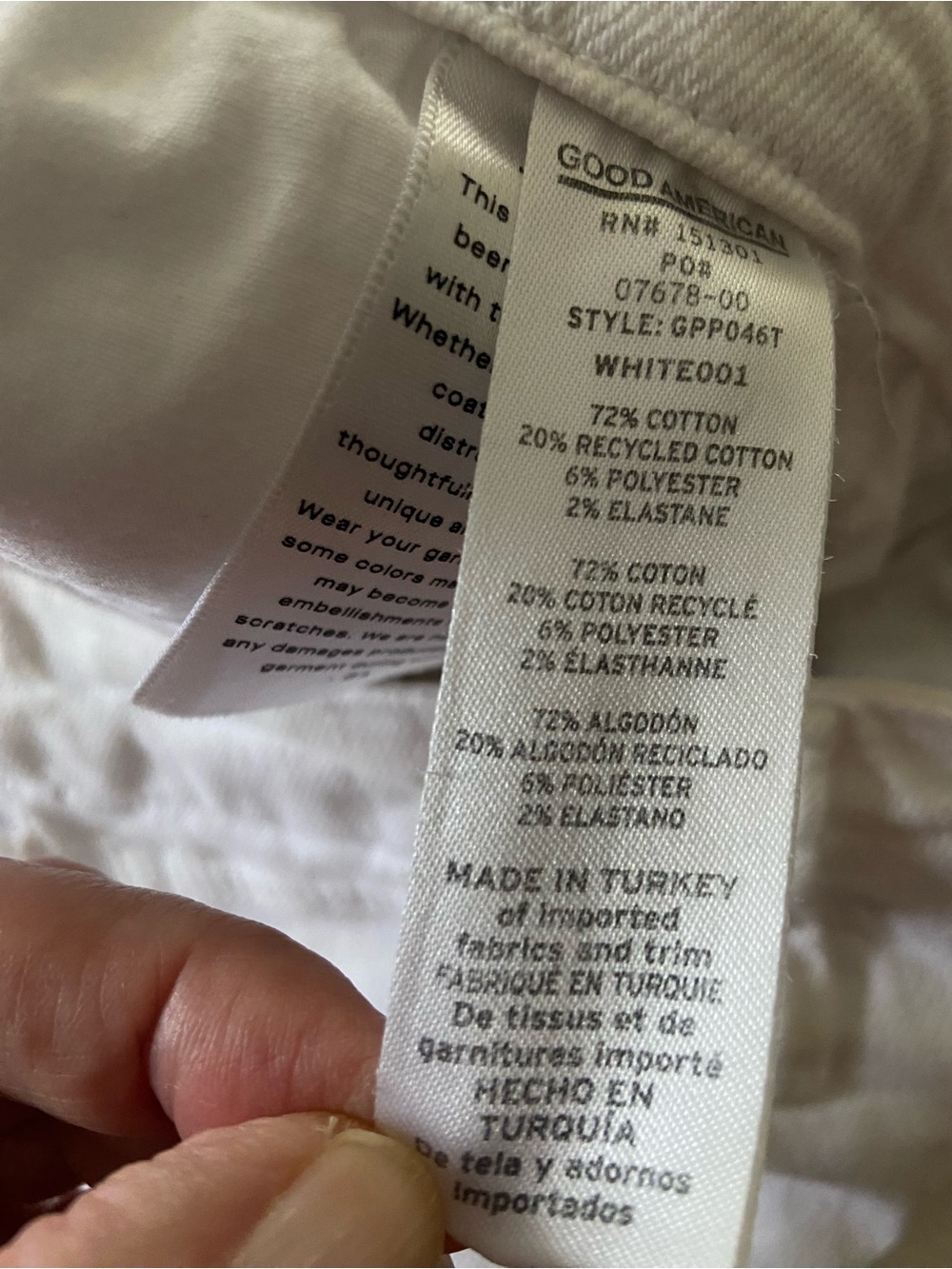 Good American White Wide-Leg Jeans Size 14/32 (fits like a size 8/10) - Picture 4 of 15